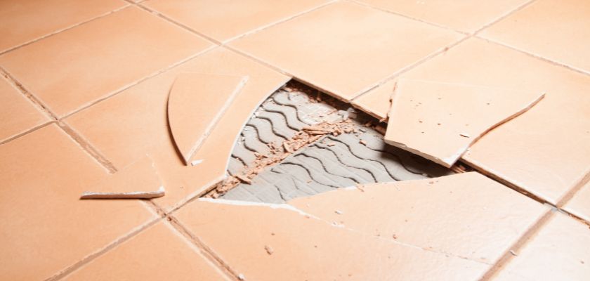 Cracked or Chipped Tiles